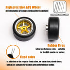 1:64 Model Car Wheels – Off-Road Rivet Tire Set