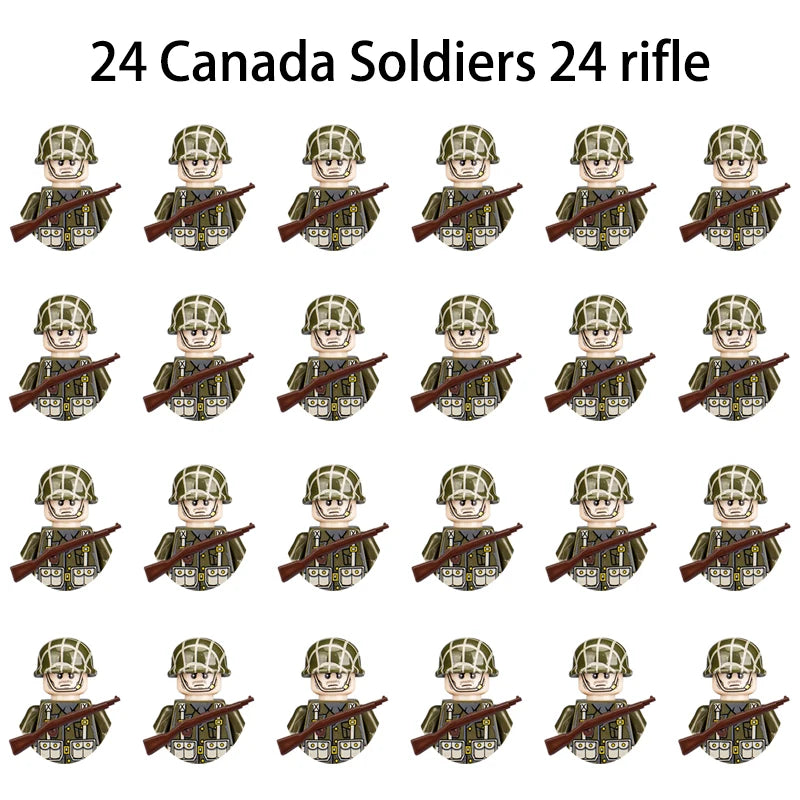 Army Building Blocks Set – Soldier & Military Construction Toy
