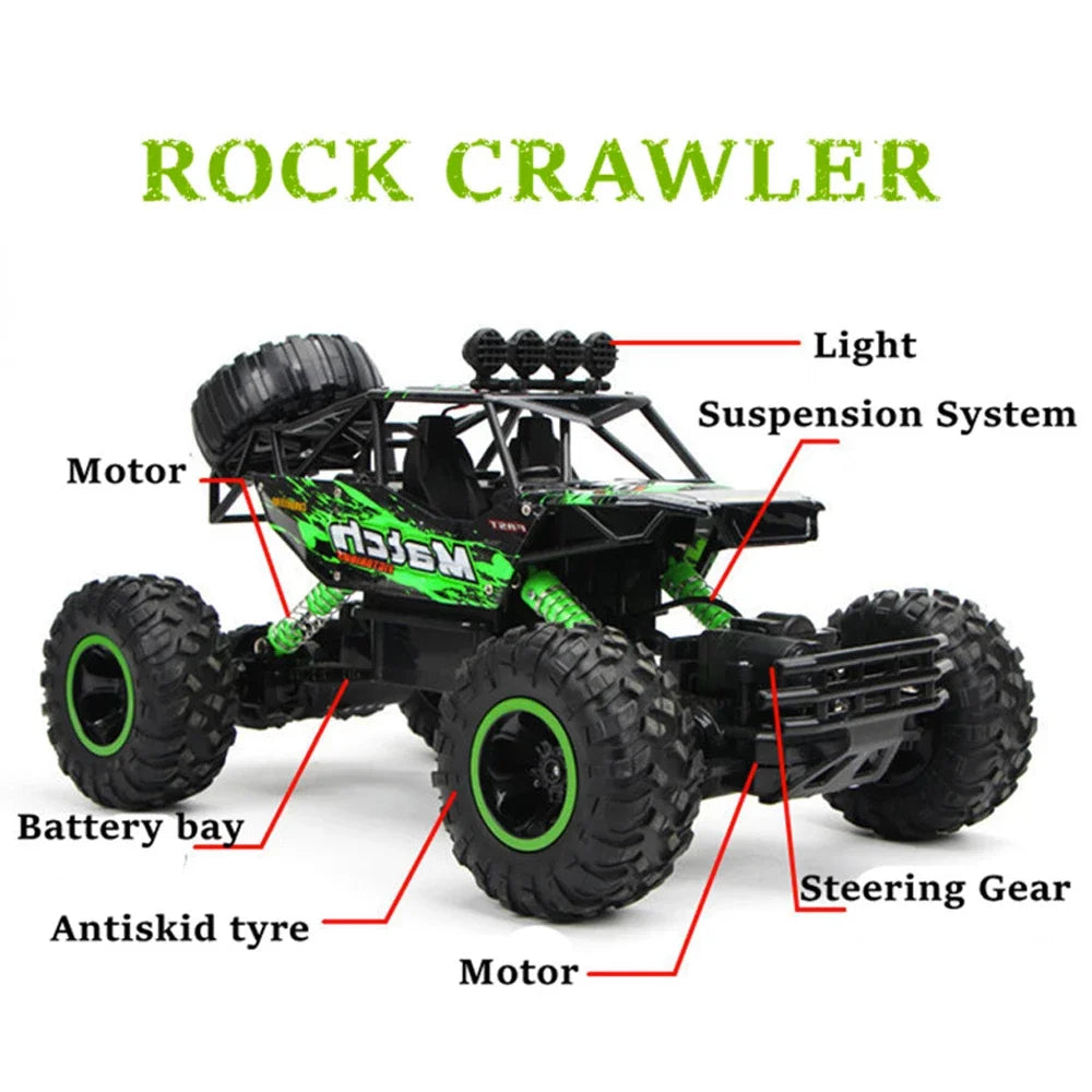 RC Monster Truck – 4WD Off-Road Remote Control Car