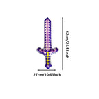 Inflatable Gold Sword Toy – 62cm Costume Accessory