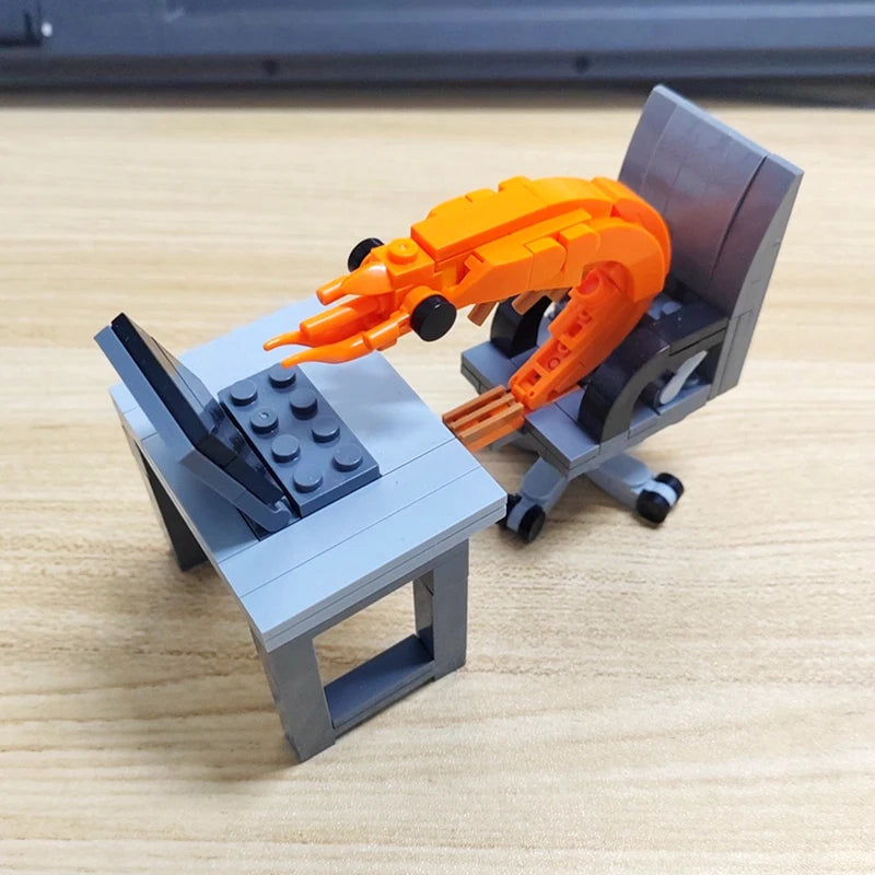 Shrimp Building Blocks – Creative Model Assembly Set