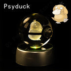 3D Crystal Ball Night Light – Glass LED Display Lamp