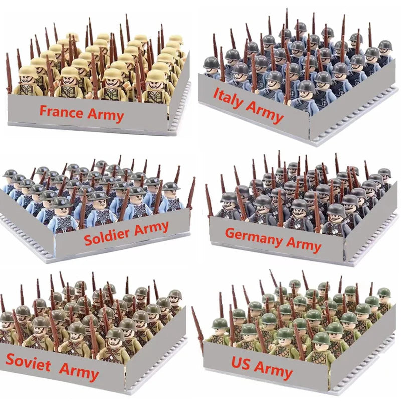 Army Building Blocks Set – Soldier & Military Construction Toy