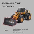 Diecast Construction Vehicle – Crane, Excavator & Bulldozer