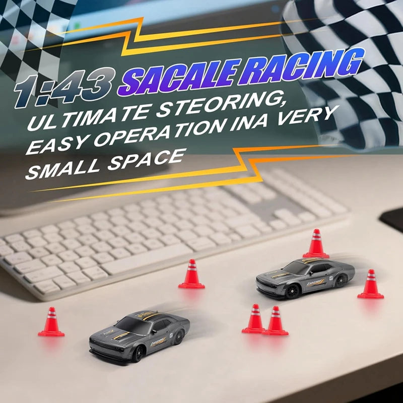 RC Drift Car – Mini Racing Car with LED Lights
