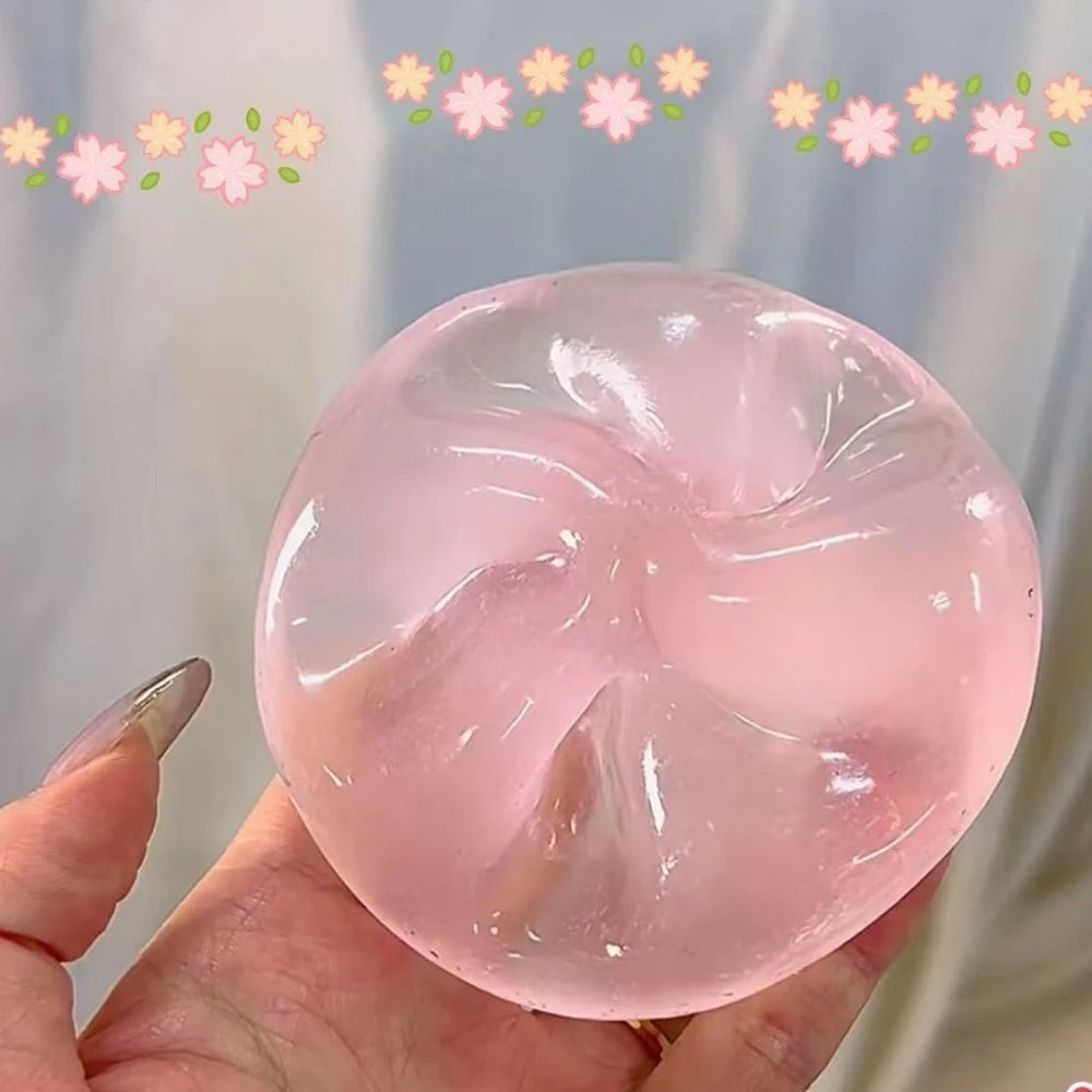 Maltose Stress Ball – Transparent Slow Rise Squishy Fidget Toy