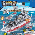 Ship Building Blocks Set – Ship & Aircraft Model Construction Kit
