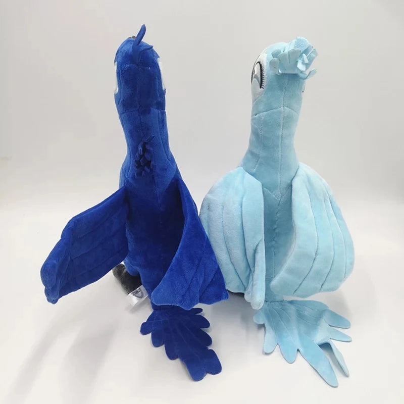 New Rio 2 Movie Cartoon Plush Toys 30cm Blue Parrot Blu & Jewel Bird Dolls Christmas Gifts For Kids Plush Toy