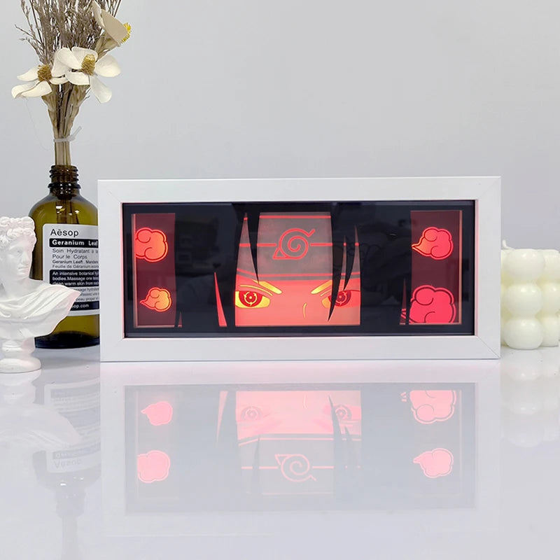 3D LED Shadow Box Light Paper Night Light Remote Control