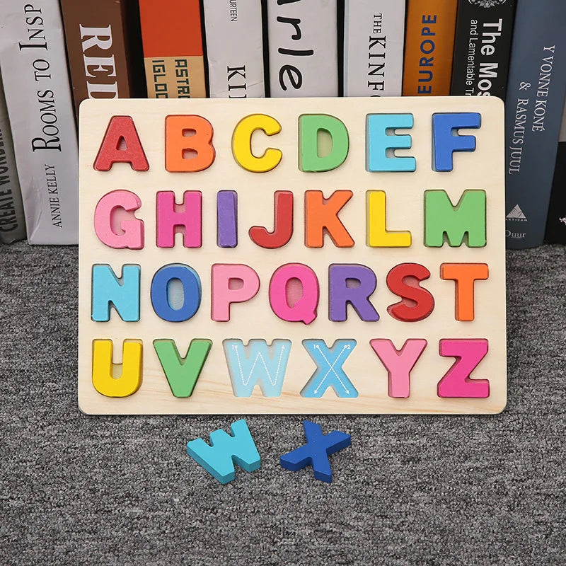 Wooden Shape Sorting Toy – Montessori Color Matching Puzzle