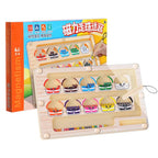 Magnetic Color and Number Maze – Wooden Sorting Puzzle Toy