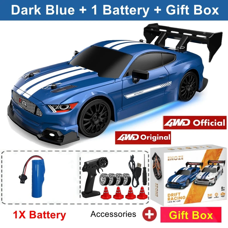 RC Drift Car 1:24 4WD Remote Control Racing Car