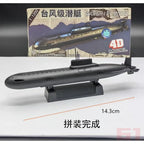 Battleship Model Kit – 1:1200 Scale Warship Assembly