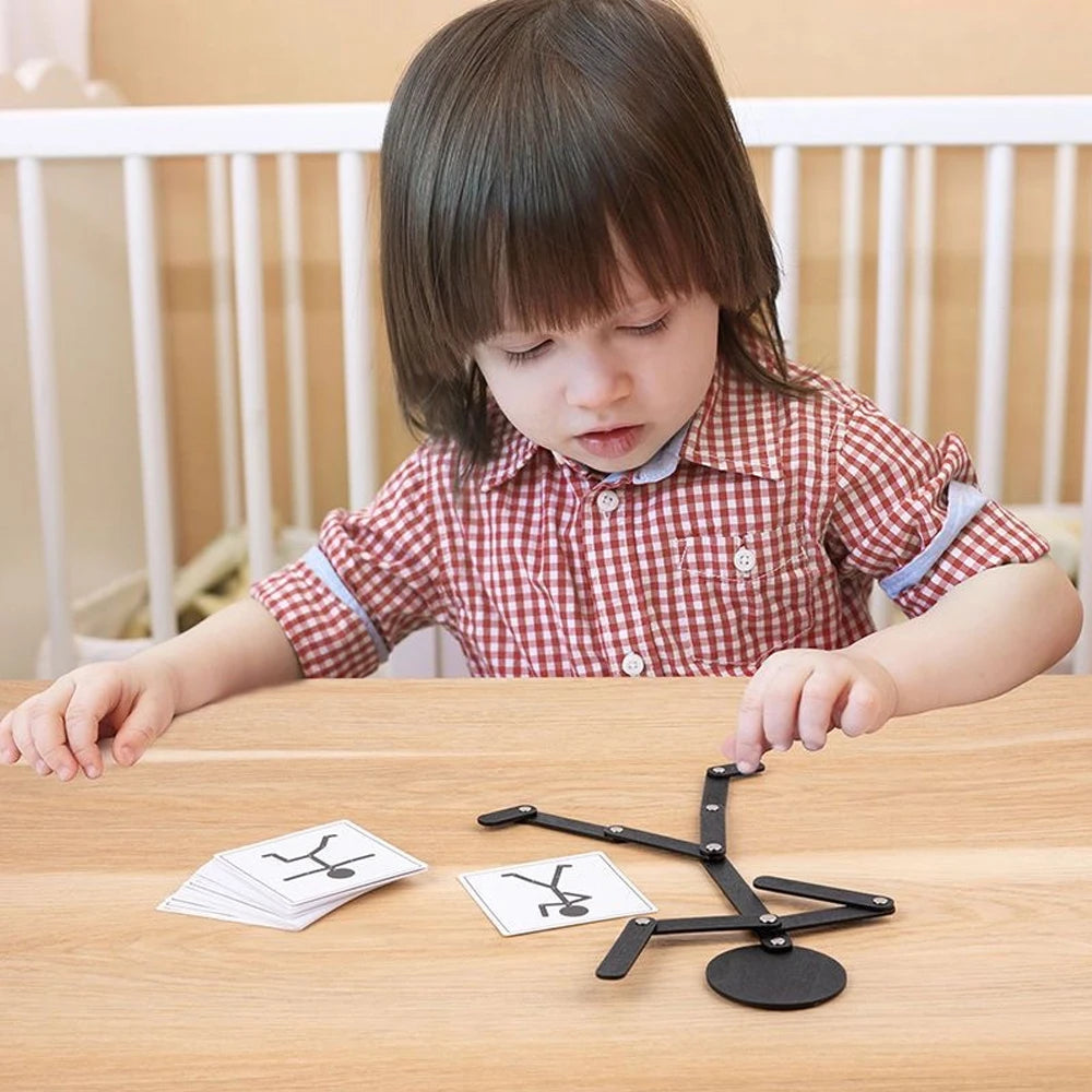 DIY Puzzle Toy, Preschool Puzzle Game, Fine Motor Toy, Early Learning Puzzle, Double-Sided Puzzle Cards