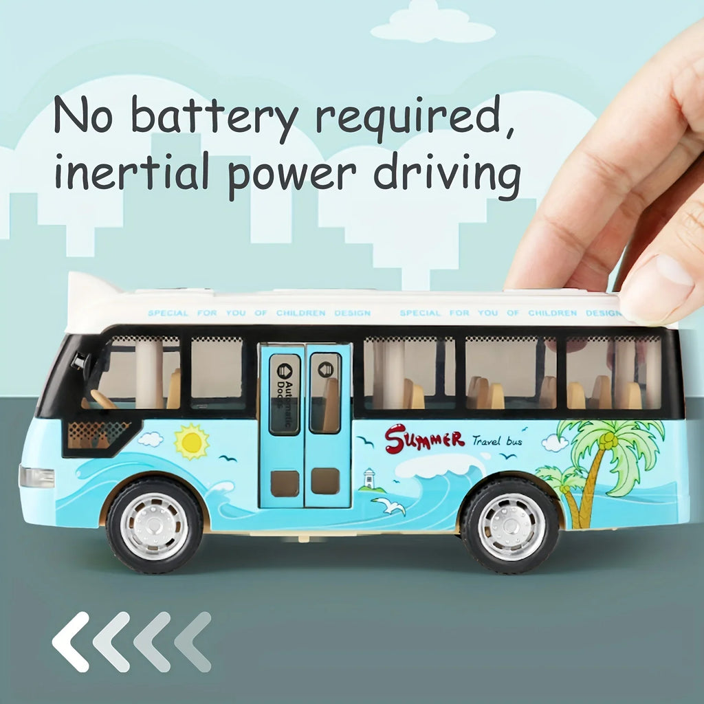 Diecast City Bus – Pull-Back Toy
