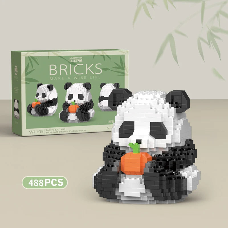 Panda Building Blocks – DIY Mini Toy