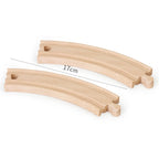Wooden Train Track – Railway Track Connector & Assembly Set