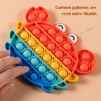 Pop It Fidget Toy – Rainbow Bubble Push Pop Sensory Toy