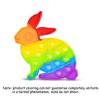 Push Pop Fidget Toy – Rainbow Bubble Sensory Stress Relief Game