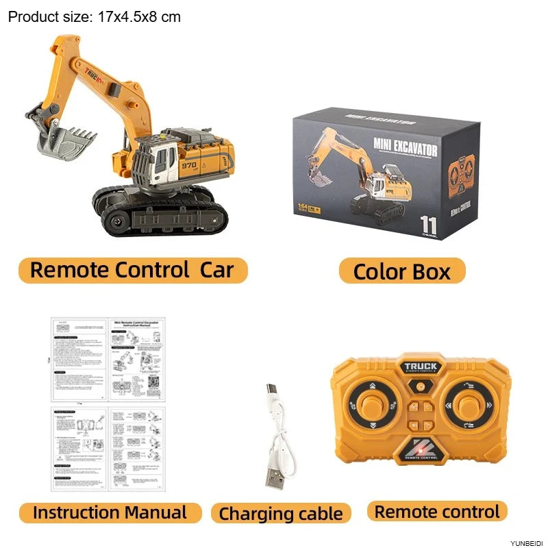 RC Forklift Car –  Mini Alloy Truck with Trailer