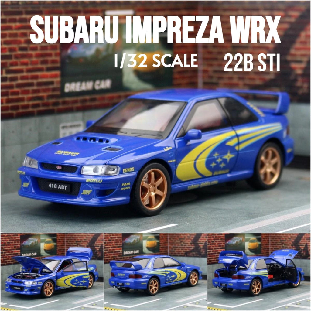 Diecast JDM Car Model – 1:32 Pull Back Toy with Lights