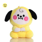 Hot B-T-21 Plush Toy Tata Koay Shooky Mang Cooky Cartoon Animal Backpack Key Mobile Phone Pendant Office Toys Friend Gift