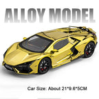1:24 Diecast Sports Car Model – Sound & Light Pull Back Toy