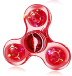 LED Fidget Spinner – Light Up Glow in the Dark Gyroscope Toy