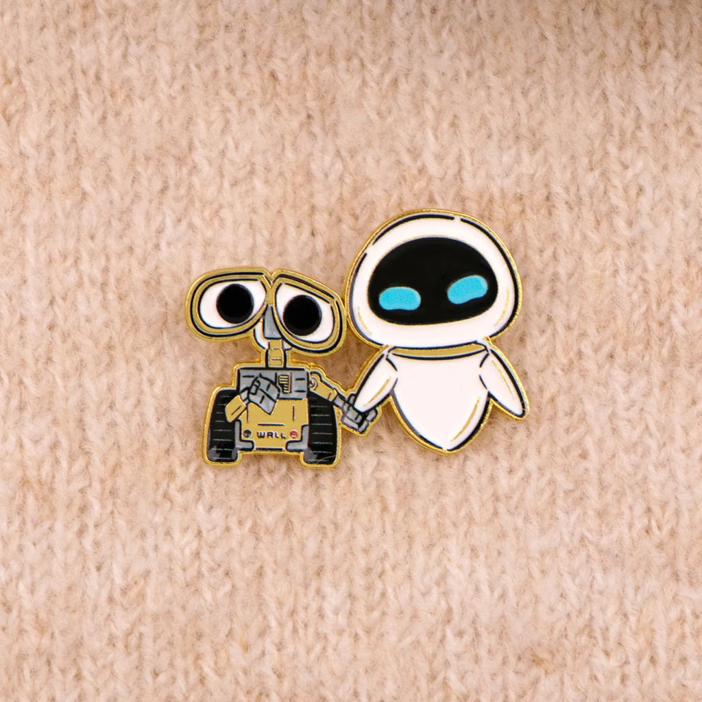 Cute Enamel Pin Cartoon Robot Brooch For Coat Women's Brooches Fashion Lapel Badges Jewelry Gift for Couple