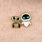 Cute Enamel Pin Cartoon Robot Brooch For Coat Women's Brooches Fashion Lapel Badges Jewelry Gift for Couple