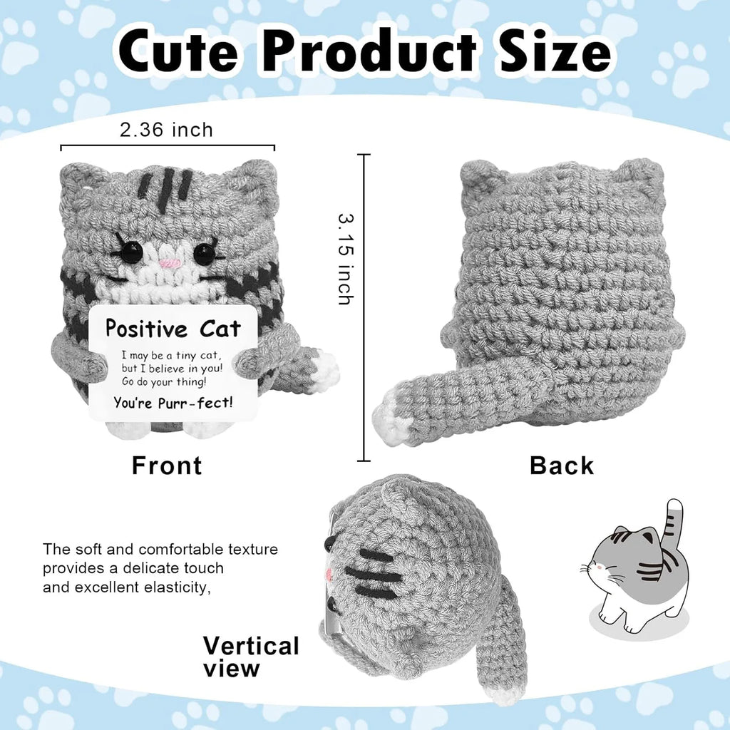Custom Crochet Dolls Handmade Pocket Hug Animal Positive Plant Bespoke Unique Knitted Doll Plush Toy Gift for The One I Love