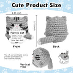 Custom Crochet Dolls Handmade Pocket Hug Animal Positive Plant Bespoke Unique Knitted Doll Plush Toy Gift for The One I Love
