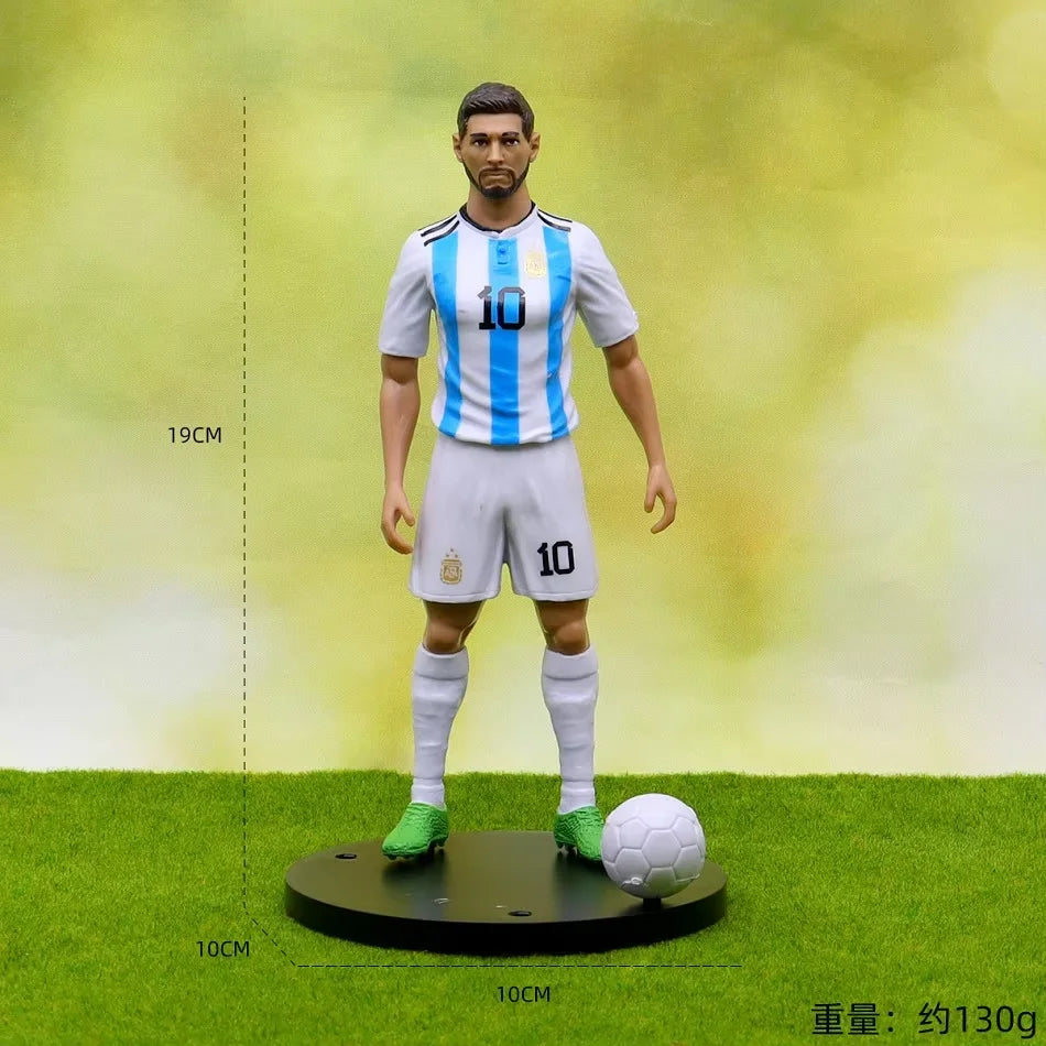 Football Action Figure 18-20cm Soccer Player Collectible Model