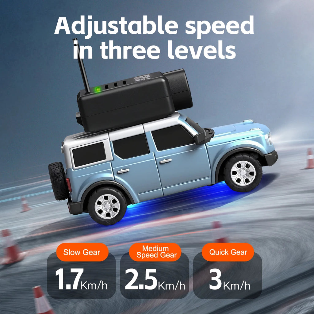 Mini RC Camera Car 1:64 720P FPV WiFi Remote Control Racing Toy