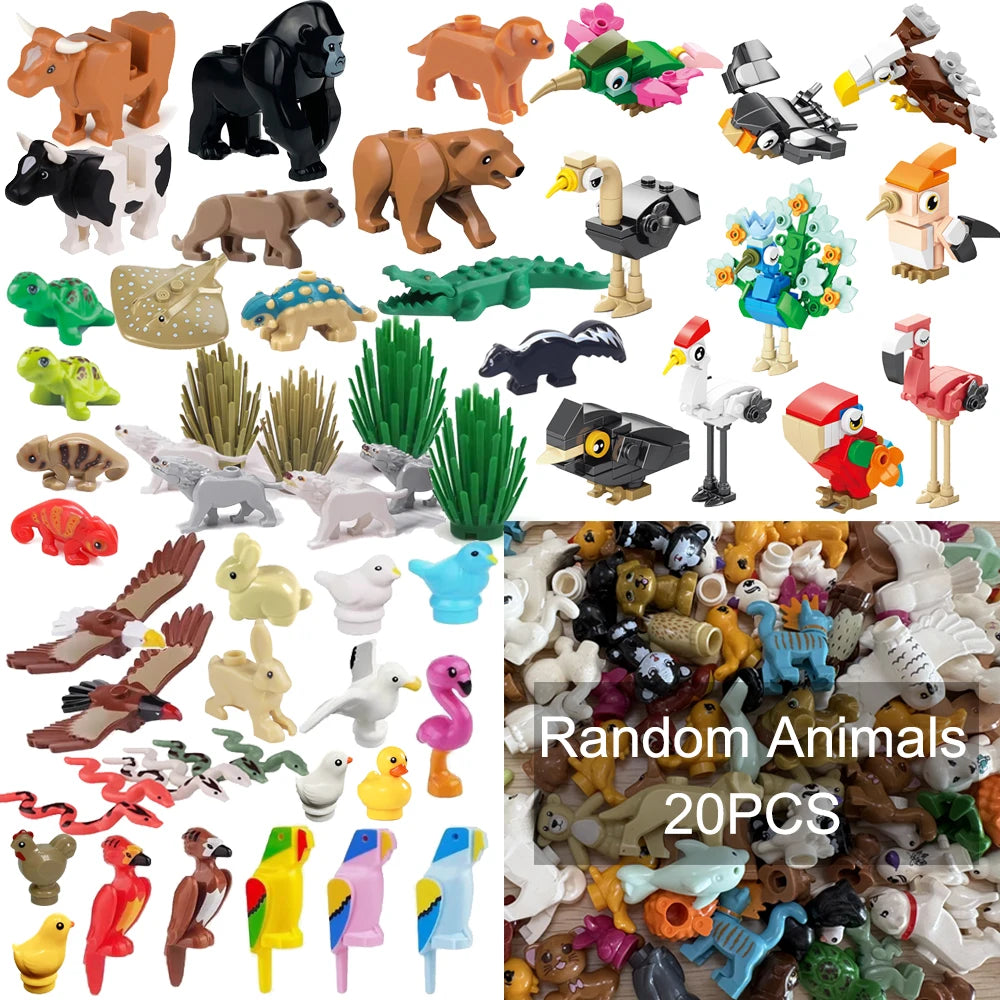 Animal Building Blocks – Mini Wildlife Set