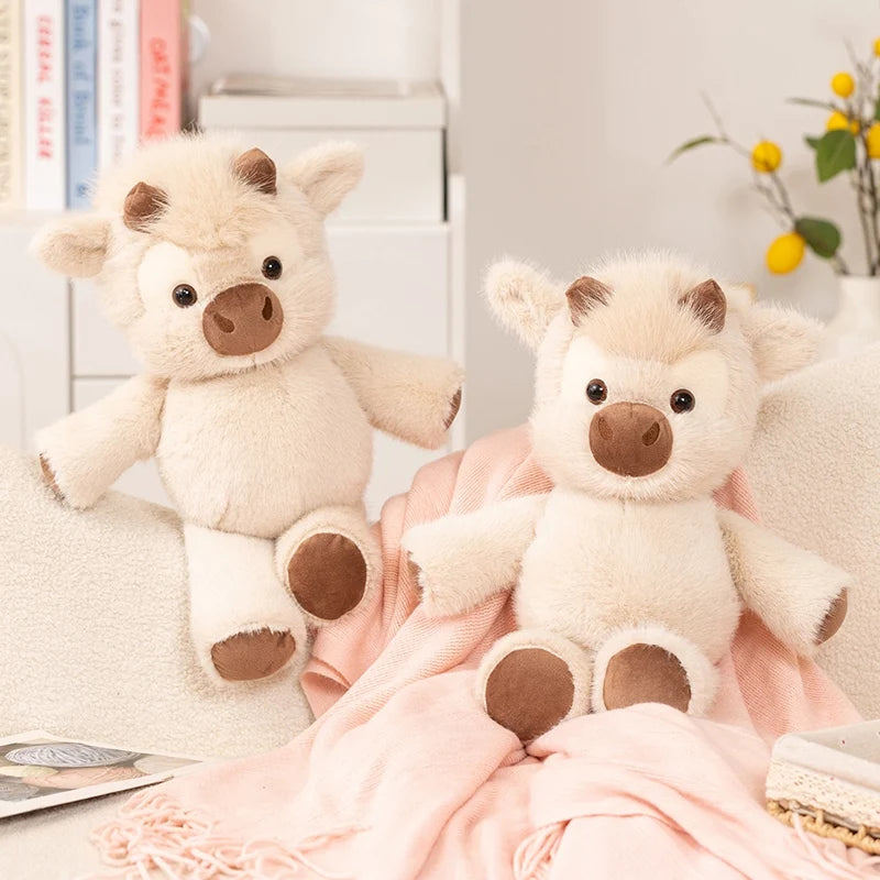 Highland Cow Plush Toy – 45cm Soft Cow Stuffed Animal
