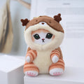 12cm Anime Mofusand Plush Keychain Pendant Bag Pendant Cartoon Cute Little Raccoon Squirrel Panda Plush Doll Sofa Ornaments Gift