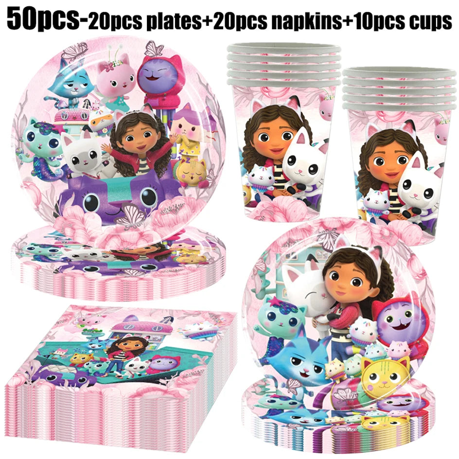 Birthday Party Supplies – Kids Tableware & Decoration Set