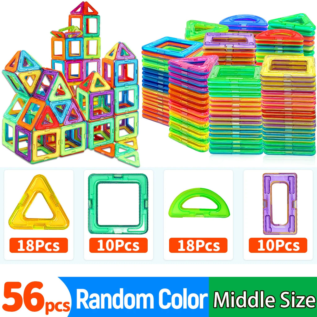 Magnetic Building Blocks – STEM Construction Set for Kids