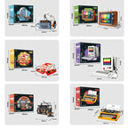 Retro Building Blocks Set – DIY Vintage Appliance Models