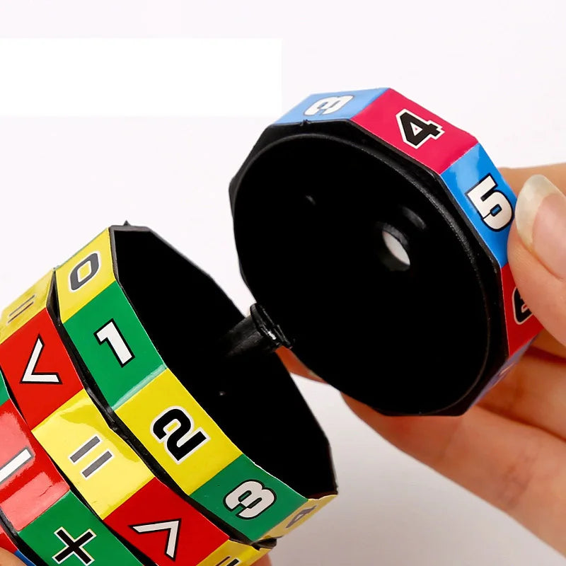 Montessori Math Toy – Number Cube Counting & Arithmetic Game