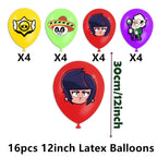 Birthday Party Decorations Set – Banner, Balloons & Cake Toppers