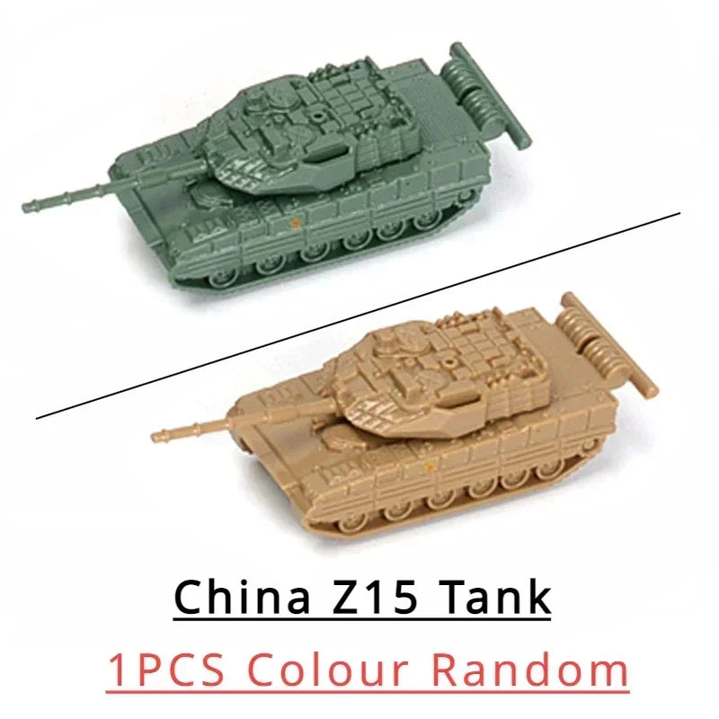 Tank Model Kit – 1:144 Scale Military Tank Set
