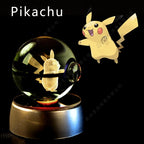 3D Crystal Ball Night Light – LED Glass Decorative Lamp