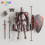 Medieval Knight Action Figure – Movable DIY Warrior Toy