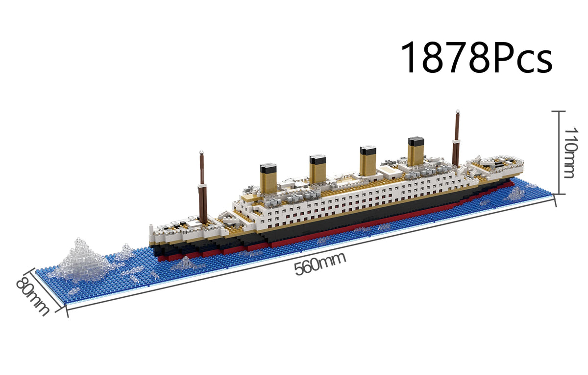 Cruise Ship Building Blocks – Mini DIY Model Building Kit