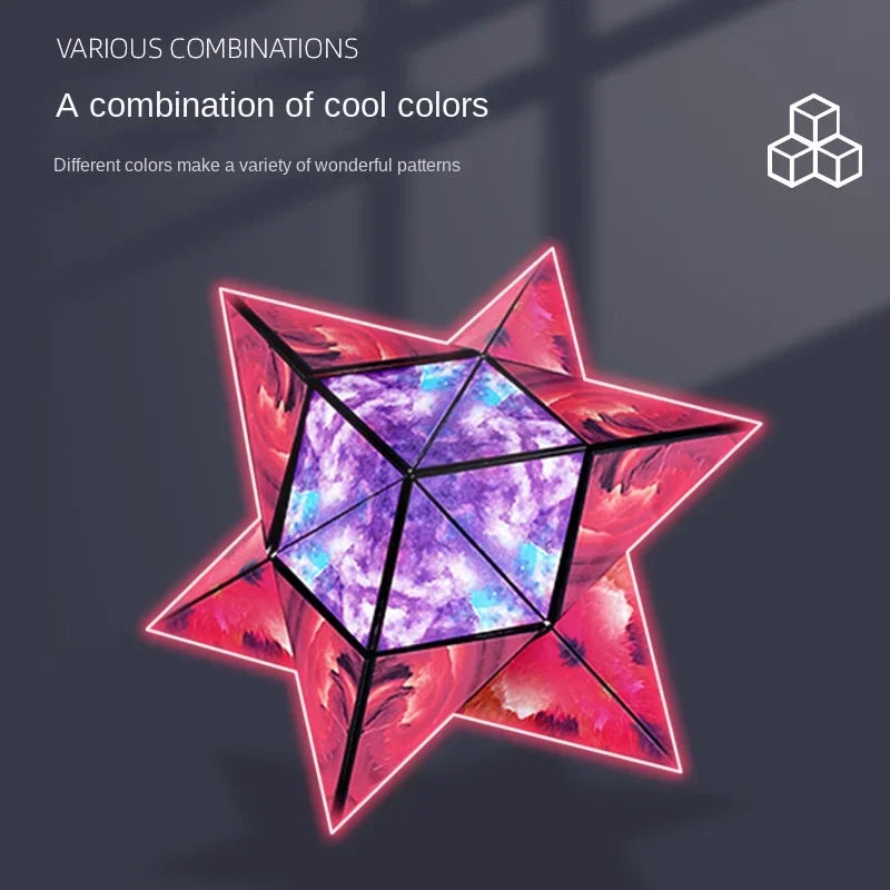 Magnetic Puzzle Cube – 3D Transformable Fidget Toy