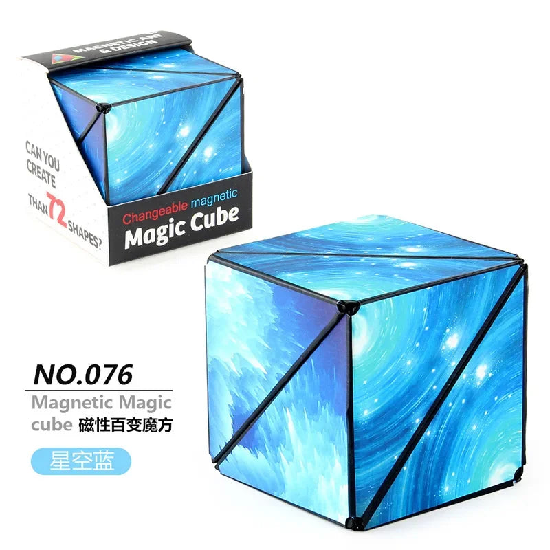 Magnetic Puzzle Cube – 3D Transformable Fidget Toy