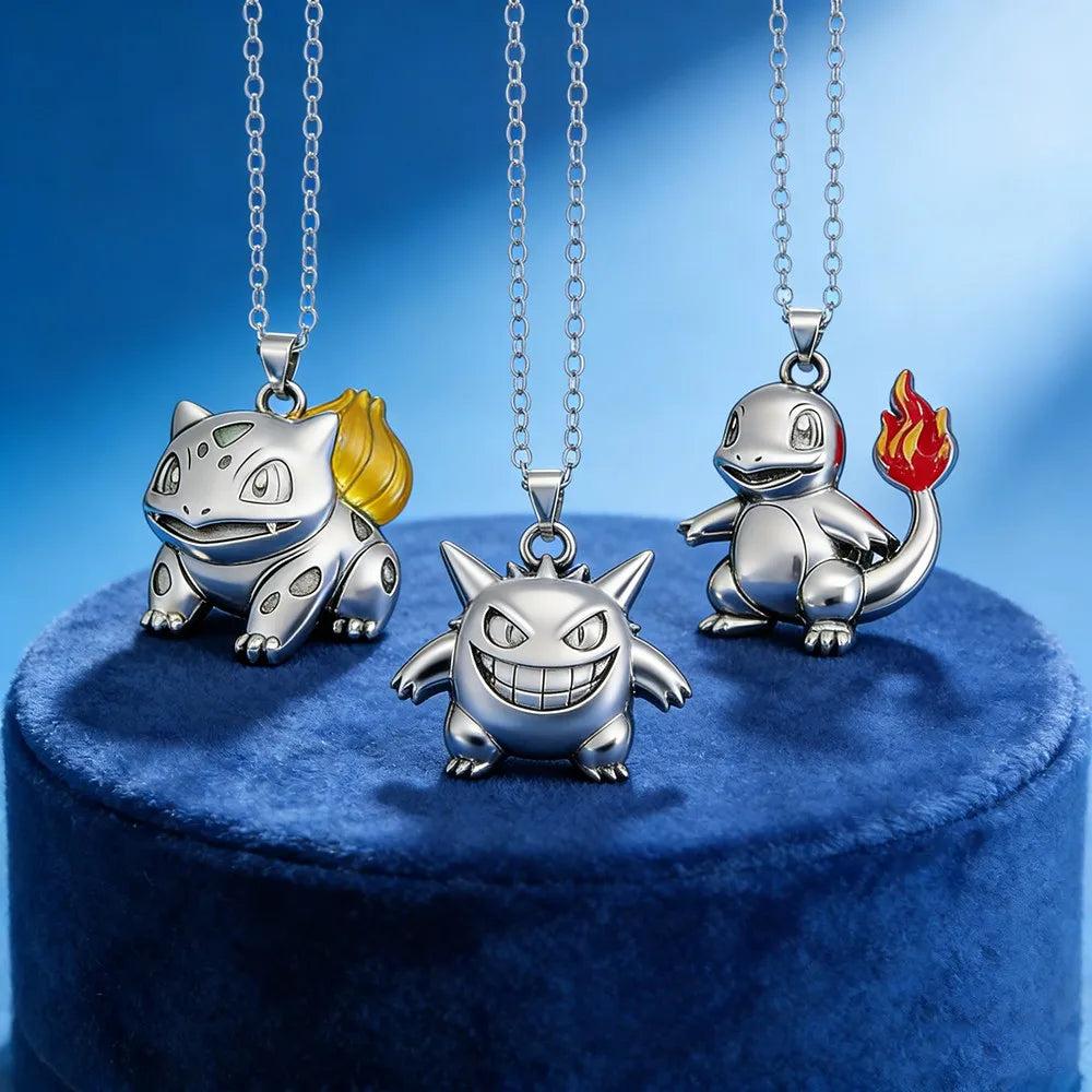 Anime Pendant Necklace – Metal Cosplay Jewelry for Fans