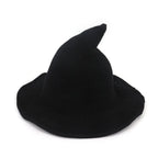 Halloween Witch Hat Long Point Hat Knitted Cap for Women Halloween Party Hat Magical Hat Festival Party Cosplay Decoration